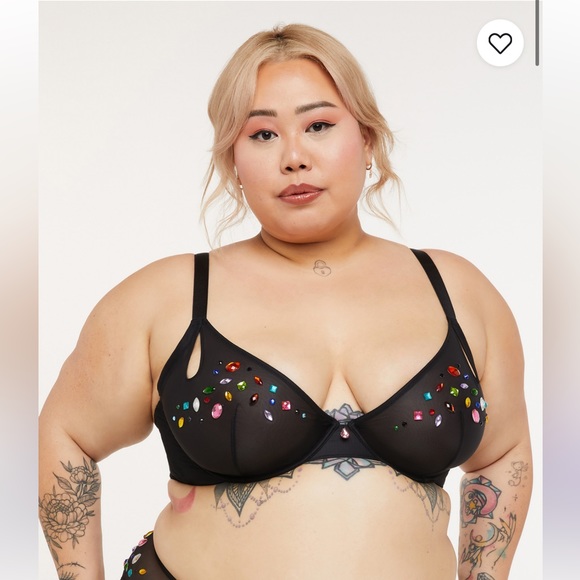 Carnival Unlined Tricot Plunge Bra - Picture 2 of 4